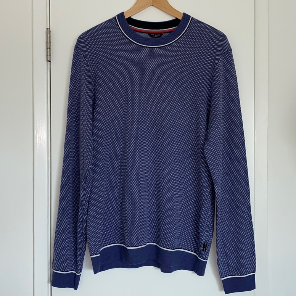 Ted Baker Purple Crewneck Sweater - Size 4 (Large)
